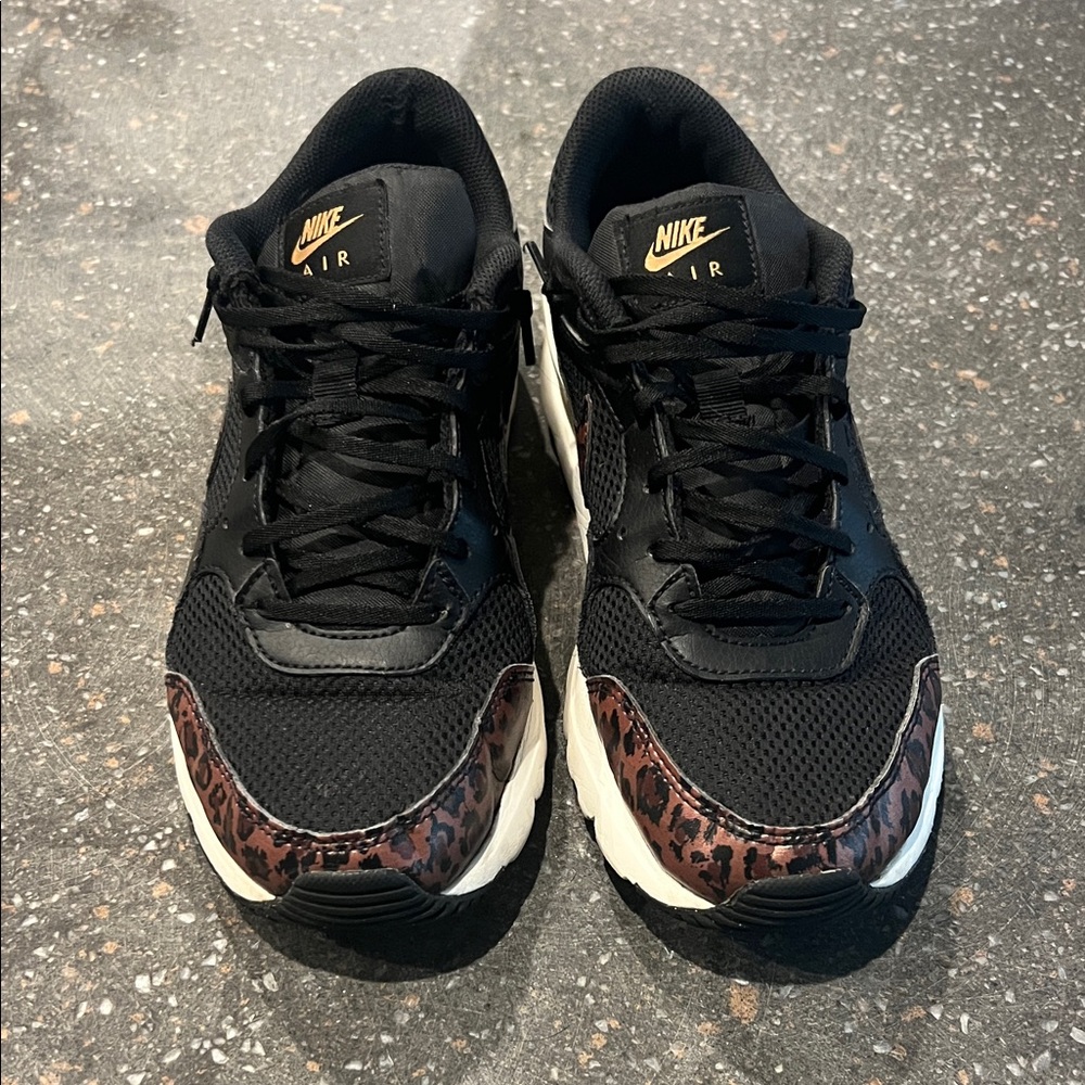 Nike Air Animal Print Black and Brown Air Sneakers